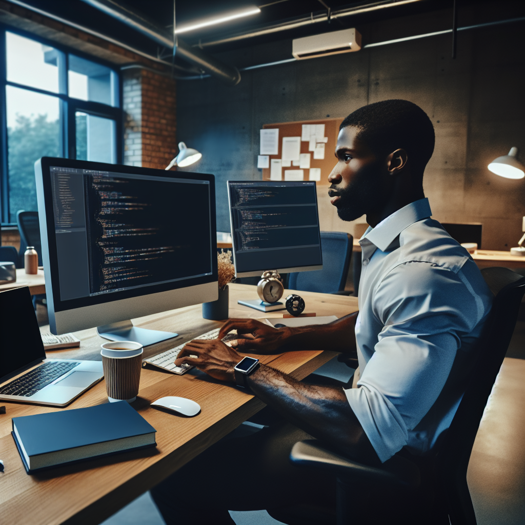 Developer at work