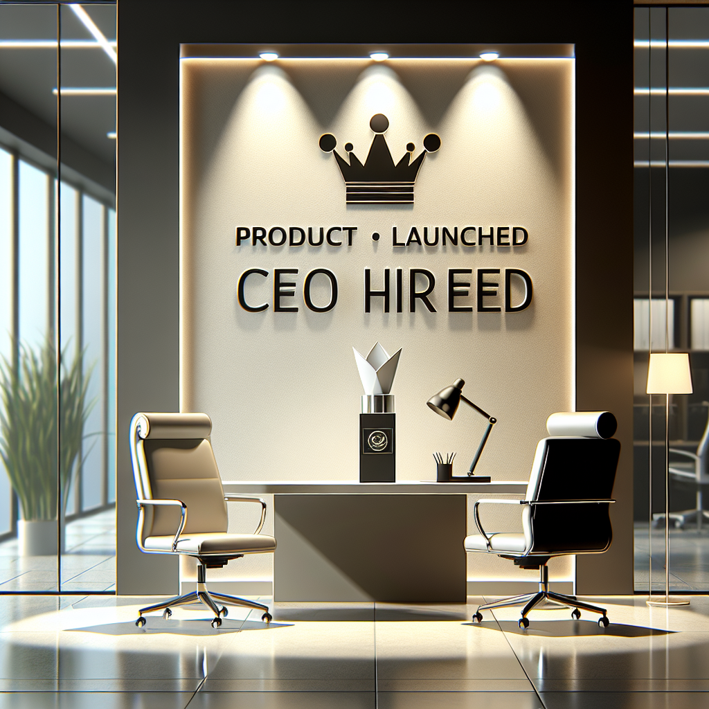 Product Launched, CEO Hired